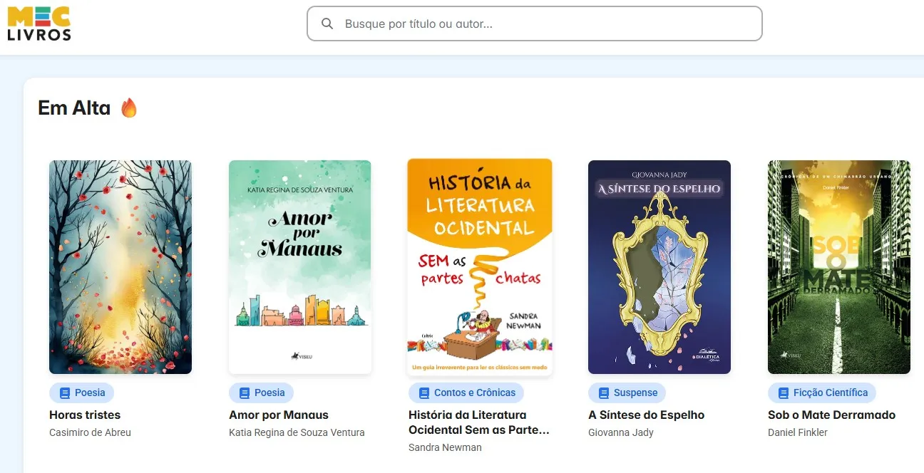 Fortaleça seu repertório sociocultural com o MEC Livros!